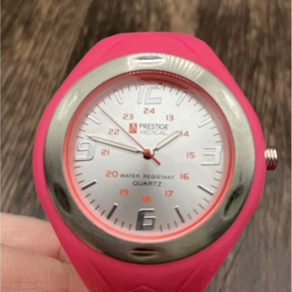 Prestige Medical Nurse Pink Resin Watch New Battery Working